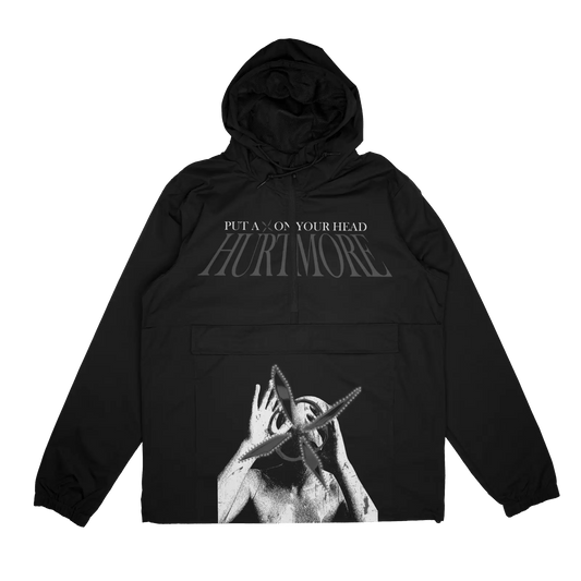 X - AXIS Black Anorak Windbreaker - HurtingPeace