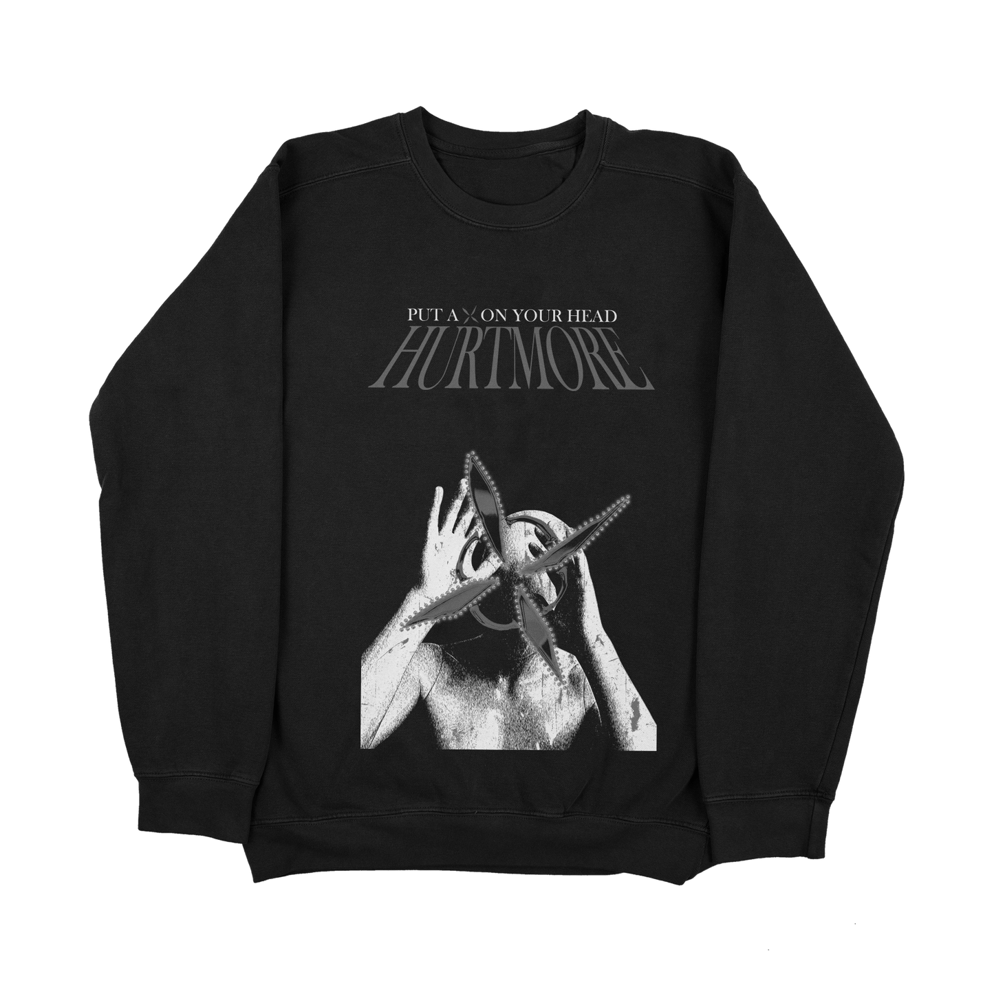 X - AXIS Black Sweatshirt - HurtingPeace